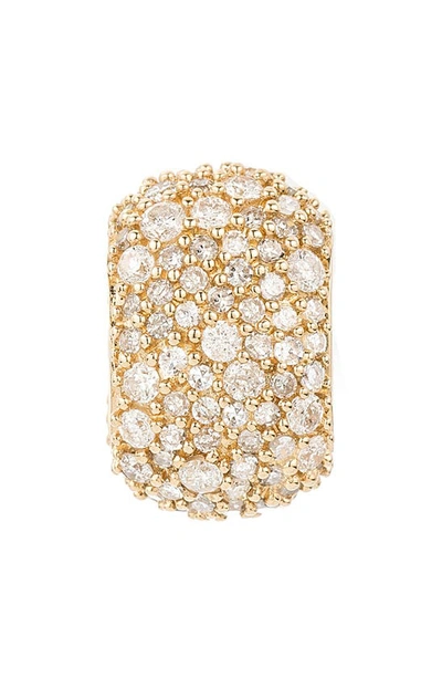Shop Adina Reyter Pavé Sapphire & Diamond Pendant Charm In Yellow Gold