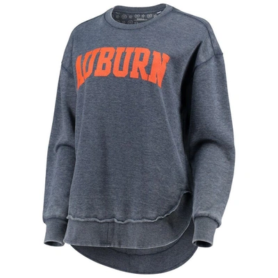 Shop Pressbox Navy Auburn Tigers Vintage Wash Pullover Sweatshirt