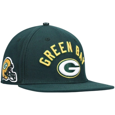 Shop Pro Standard Green Green Bay Packers Stacked Snapback Hat