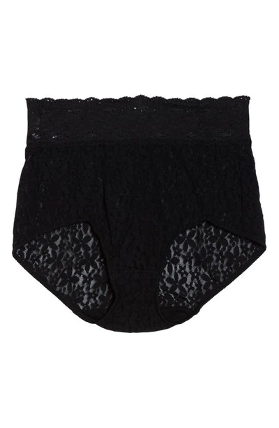 Shop Wacoal Halo Lace Briefs In Black