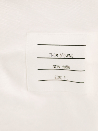 Shop Thom Browne Man Shirt Man White Shirts