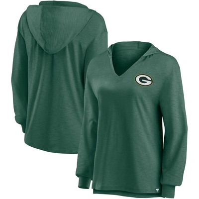 Shop Fanatics Branded Green Green Bay Packers Jumper V-neck Pullover Hoodie