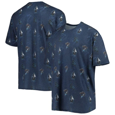 Shop Boxercraft Navy Sugar Land Space Cowboys Allover Print Crafted T-shirt