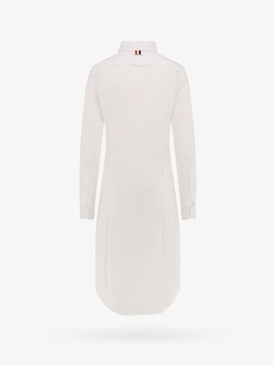Shop Thom Browne Woman Dress Woman White Dresses