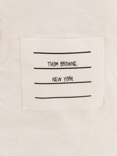 Shop Thom Browne Woman Dress Woman White Dresses