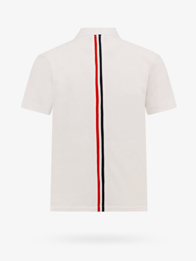 Shop Thom Browne Woman Polo Shirt Woman White Polo Shirts