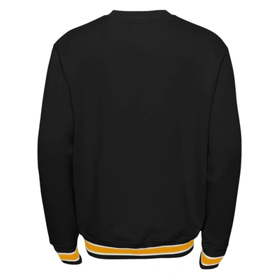 Shop Outerstuff Youth Black Pittsburgh Penguins Classic Blueliner Pullover Sweatshirt