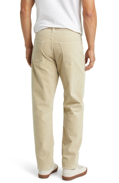 Shop Buck Mason Ford Standard Stretch Corduroy Pants In Silver Birch