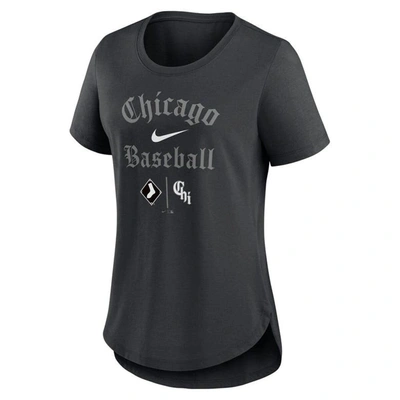 Shop Nike Black Chicago White Sox City Connect Tri-blend T-shirt
