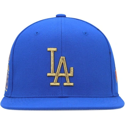 Shop Mitchell & Ness Blue Los Angeles Dodgers Champ'd Up Snapback Hat