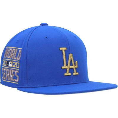 Shop Mitchell & Ness Blue Los Angeles Dodgers Champ'd Up Snapback Hat