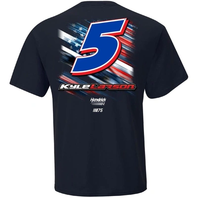 Shop Hendrick Motorsports Team Collection Navy Kyle Larson 2023 #5 Valvoline Patriotic T-shirt