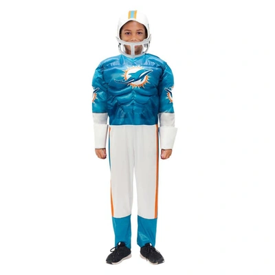 JERRY LEIGH YOUTH AQUA MIAMI DOLPHINS GAME DAY COSTUME 
