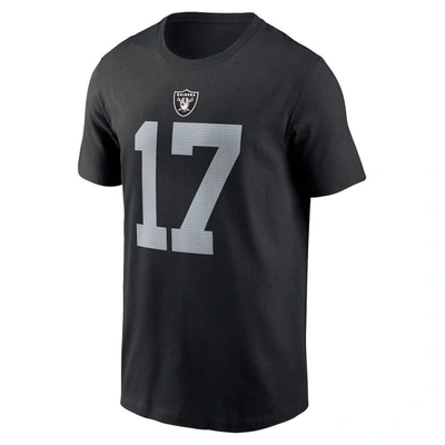 Shop Nike Davante Adams Black Las Vegas Raiders Player Name & Number T-shirt