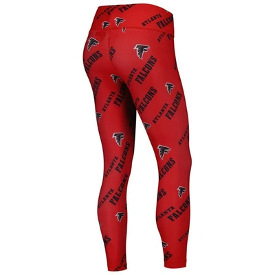 Shop Concepts Sport Red Atlanta Falcons Breakthrough Allover Print Lounge Leggings
