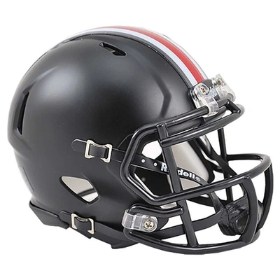 Shop Riddell Ohio State Buckeyes Black Revolution Speed Mini Football Helmet