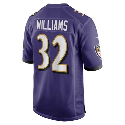Shop Nike Marcus Williams Purple Baltimore Ravens Player Game Jersey