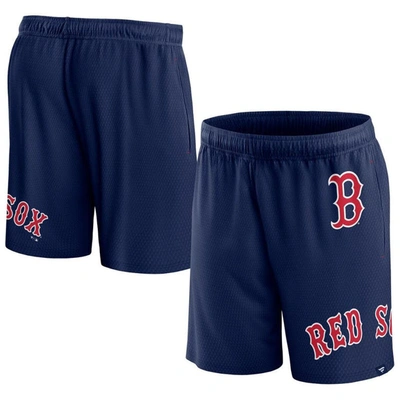 Shop Fanatics Branded  Navy Boston Red Sox Clincher Mesh Shorts