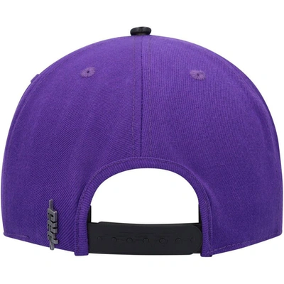 Shop Pro Standard Purple/black Phoenix Suns Heritage Leather Patch Snapback Hat