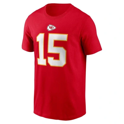 Nike Men's  Patrick Mahomes Red Kansas City Chiefs Player Name And Number T-shirt In Red