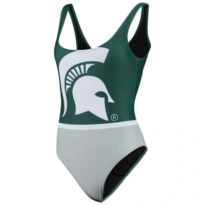 Shop Foco Green Michigan State Spartans One-piece Bathing Suit