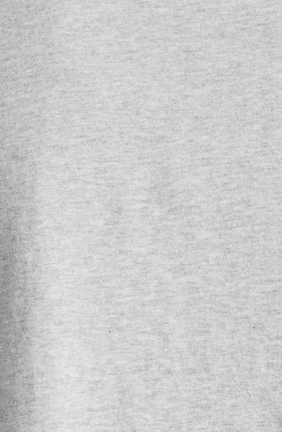 Shop Palm Angels Classic Logo Slim Fit Cotton Graphic T-shirt In Melange Grey Black