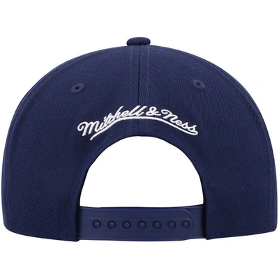 Shop Mitchell & Ness Navy Washington Wizards Ground 2.0 Snapback Hat