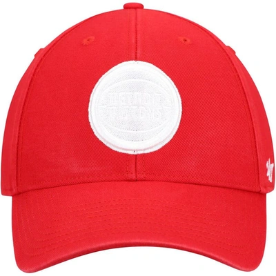 Shop 47 ' Red Detroit Pistons Mvp Legend Adjustable Hat