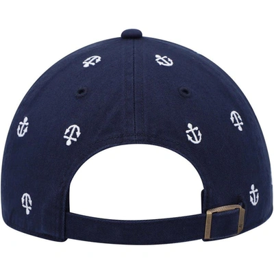 Shop 47 ' Navy New England Patriots Team Confetti Clean Up Adjustable Hat
