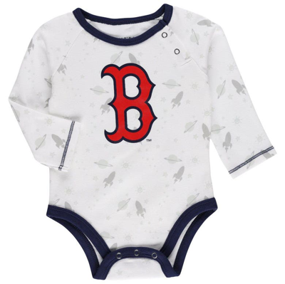 Shop Outerstuff Newborn & Infant Navy/white Boston Red Sox Dream Team Bodysuit Hat & Footed Pants Set