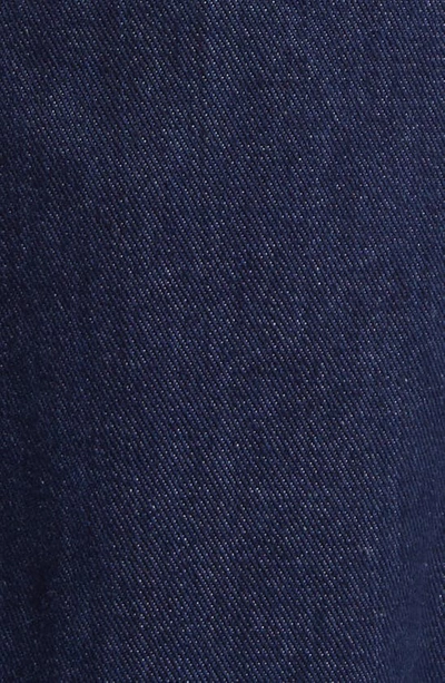Shop Closed Avan Organic Cotton Blend Wide Leg Jeans In Dark Blue