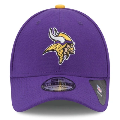 Shop New Era Minnesota Vikings  39thirty Team Classic Flex Hat In Purple