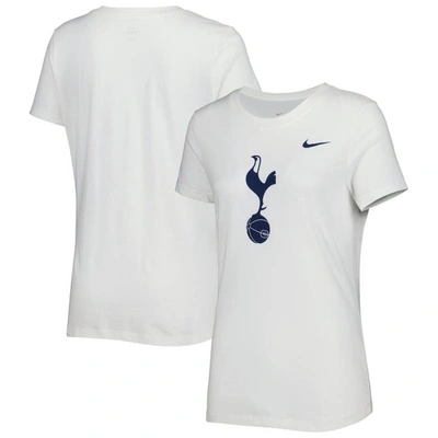 Shop Nike White Tottenham Hotspur Club Crest T-shirt
