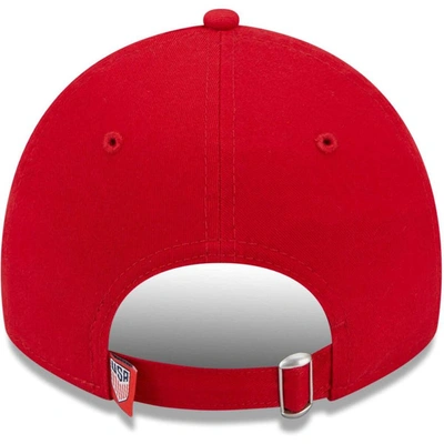 Shop New Era Red Usmnt Core Classic 2.0 Adjustable Hat