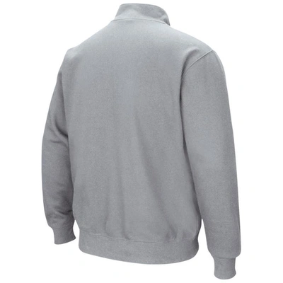 Colosseum Men's  Heathered Gray Colorado Buffaloes Tortugas Team Logo Quarter-zip Jacket In Heather Gray