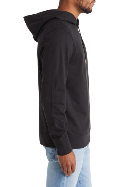 Shop Billy Reid Practice Cotton Hoodie In Black