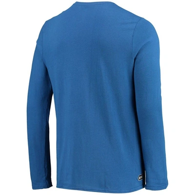 Shop New Era Royal Indianapolis Colts Combine Authentic Static Abbreviation Long Sleeve T-shirt