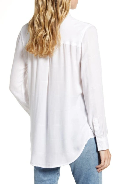Rails Hunter Long-sleeve Button-down Shirt In Ivory Check