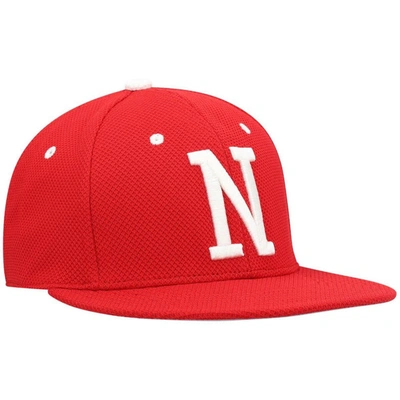 Shop Adidas Originals Adidas Scarlet Nebraska Huskers On-field Baseball Fitted Hat