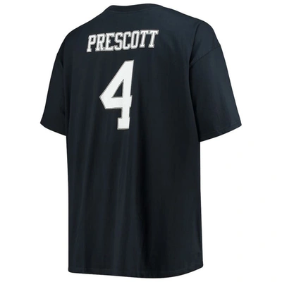 Shop Nfl Dak Prescott Navy Dallas Cowboys Big & Tall Player Name & Number T-shirt