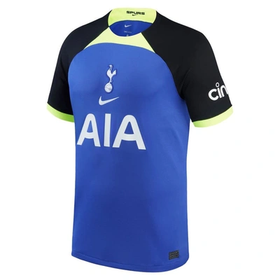Shop Nike Blue Tottenham Hotspur 2022/23 Away Breathe Stadium Replica Jersey