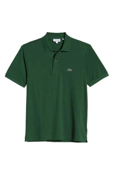 Lacoste Regular-fit Cotton Pima Polo Shir In 132 Green