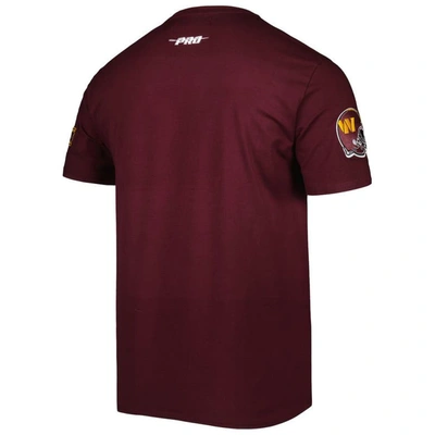 Shop Pro Standard Burgundy Washington Commanders Mash Up T-shirt