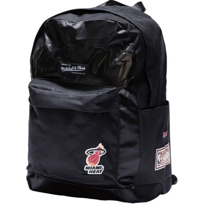 Shop Mitchell & Ness Black Miami Heat Team Backpack