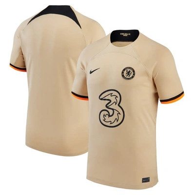 Shop Nike Youth  Gold Chelsea 2022/23 Third Replica Jersey