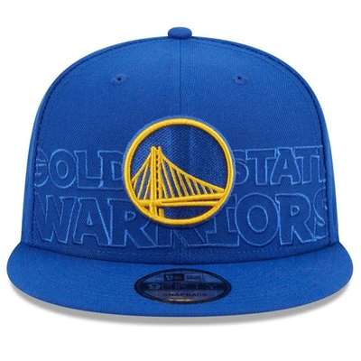 Shop New Era Royal Golden State Warriors 2023 Nba Draft 9fifty Snapback Hat