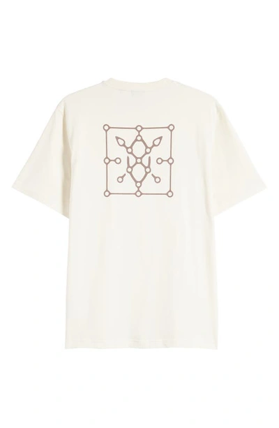 Shop Daily Paper Raysan Cotton Graphic T-shirt In Birch White