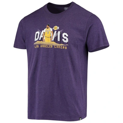 Shop 47 Anthony Davis Purple Los Angeles Lakers Player Graphic T-shirt