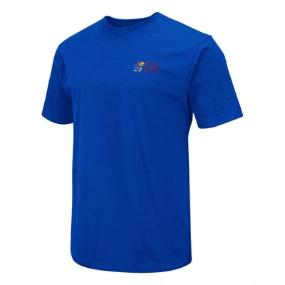 Shop Colosseum Royal Kansas Jayhawks Oht Military Appreciation T-shirt