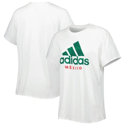Shop Adidas Originals Adidas White Mexico National Team Dna T-shirt